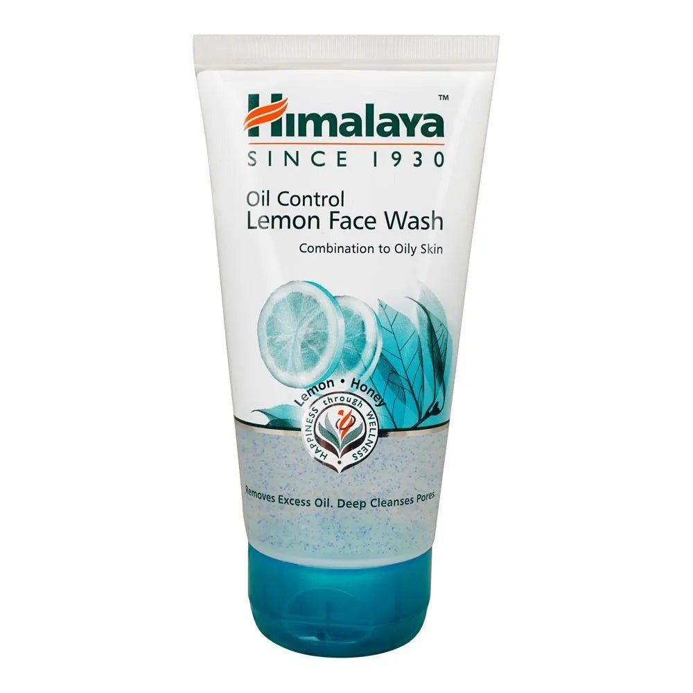 Himalaya Oil Control Lemon Face Wash, For Combination To Oily Skin Type, Removes Excess Oil 150ml