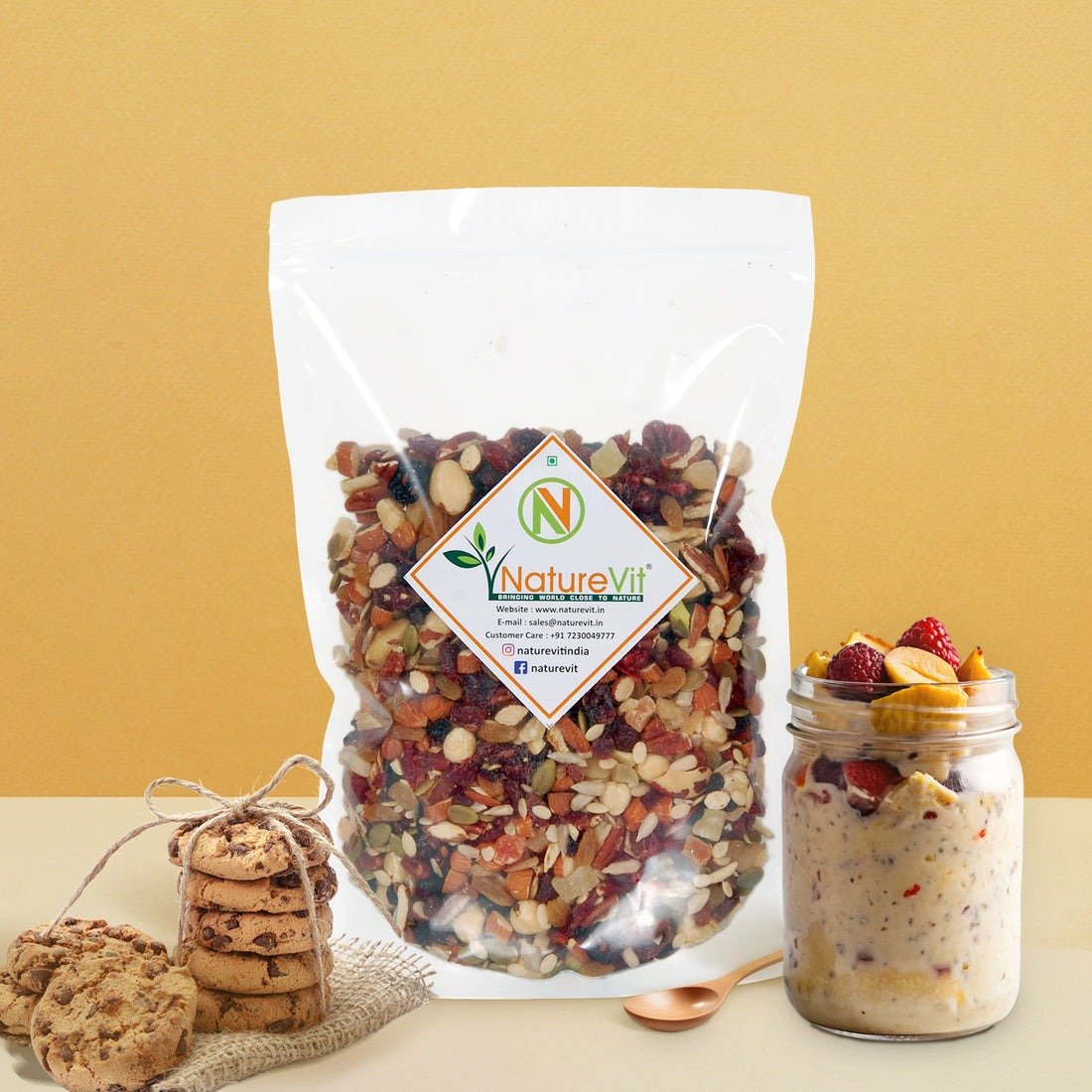 NatureVit Walnut Kernels β Premium Chilean Akhrot Giri, 100% Natural & Preservative-Free 100g