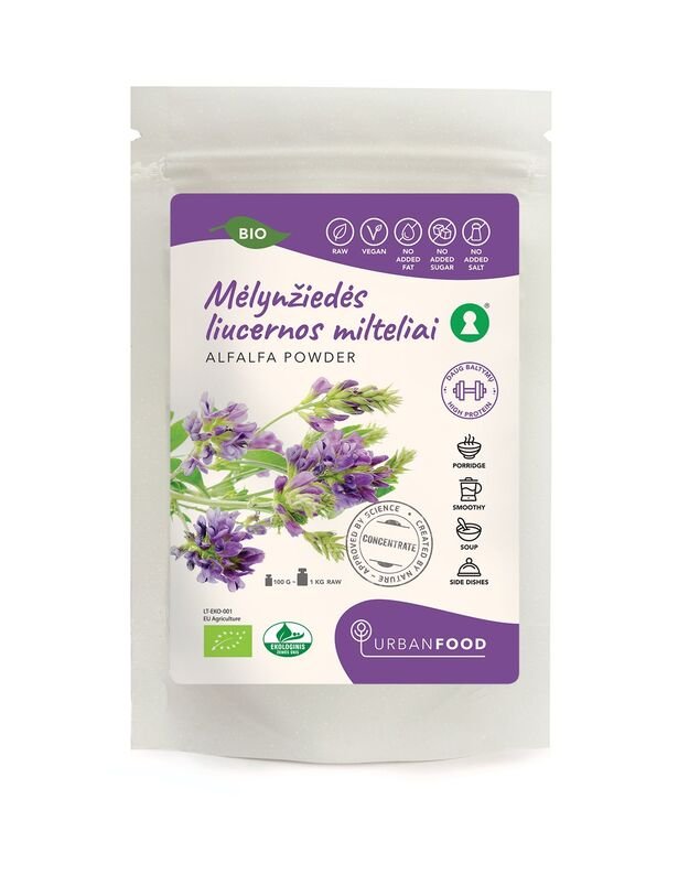 Alfalfa powder - ORGANIC, 100 g