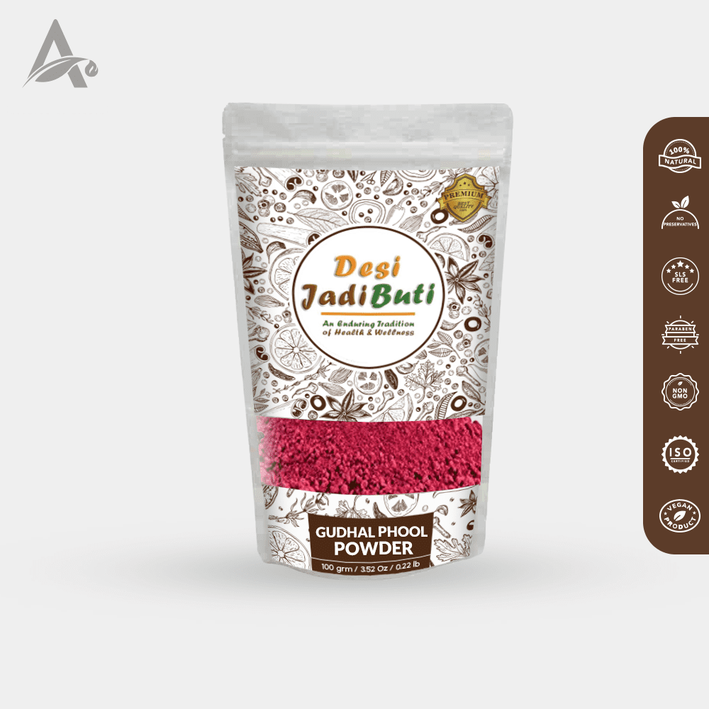GUDHAL PHOOL POWDER – GUDHAL FLOWER POWDER – HIBISCUS FLOWER POWDER – JASWAND – JAPA PUSHPA – CHINA ROSE – JAVAKUSUM – HIBISCUS ROSA- SINENSIS