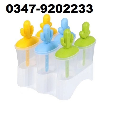Set Of 6 Cactus Popsicle Maker