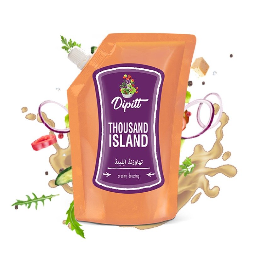 DIPITT THOUSAND ISLAND CREAMY DRESSING 400 ML