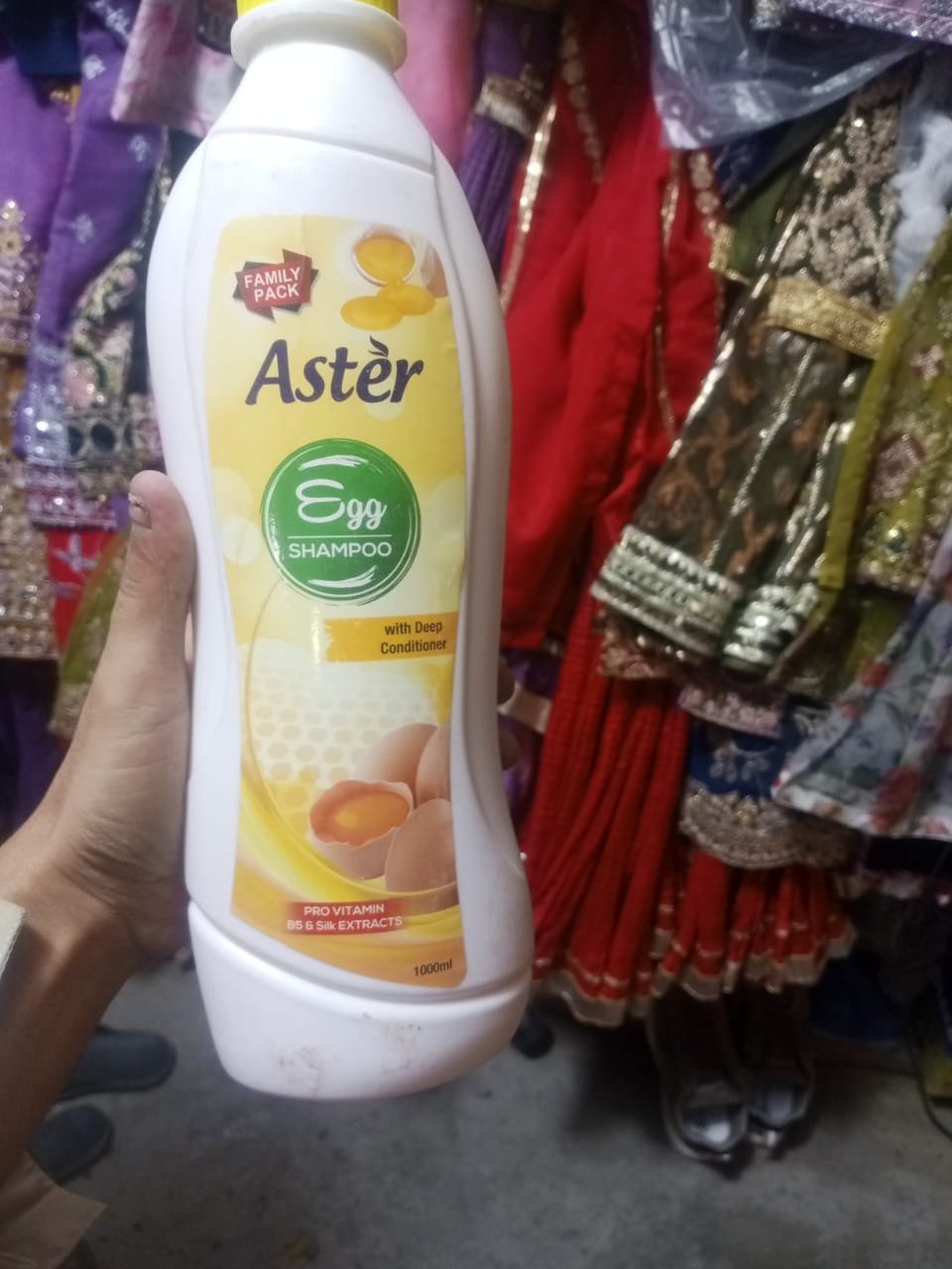 Aster Egg Shampoo + Conditioner for Silky, Smooth and Strong Hair 1000ml