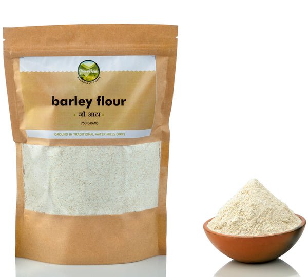 Barley Flour (Jau Atta) β Stone-Ground & Fiber-Rich | 750g