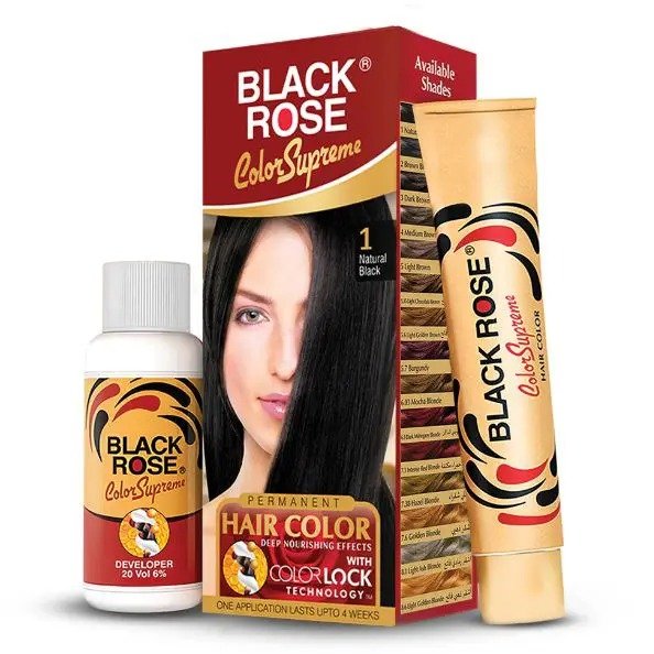 Black Rose Hair Supreme Color Natural Black – No. 01