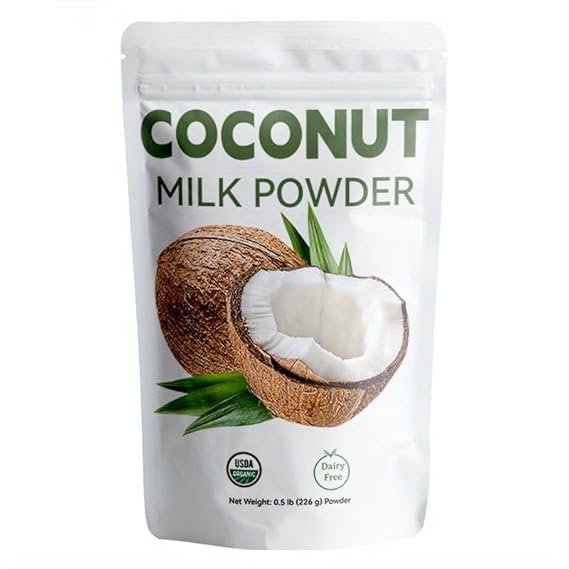 226g (8 Ounce), Organic Coconut Milk Powder, Perfect for Coffee, Tea and Smoothie, Non-GMO and Keto Friendly