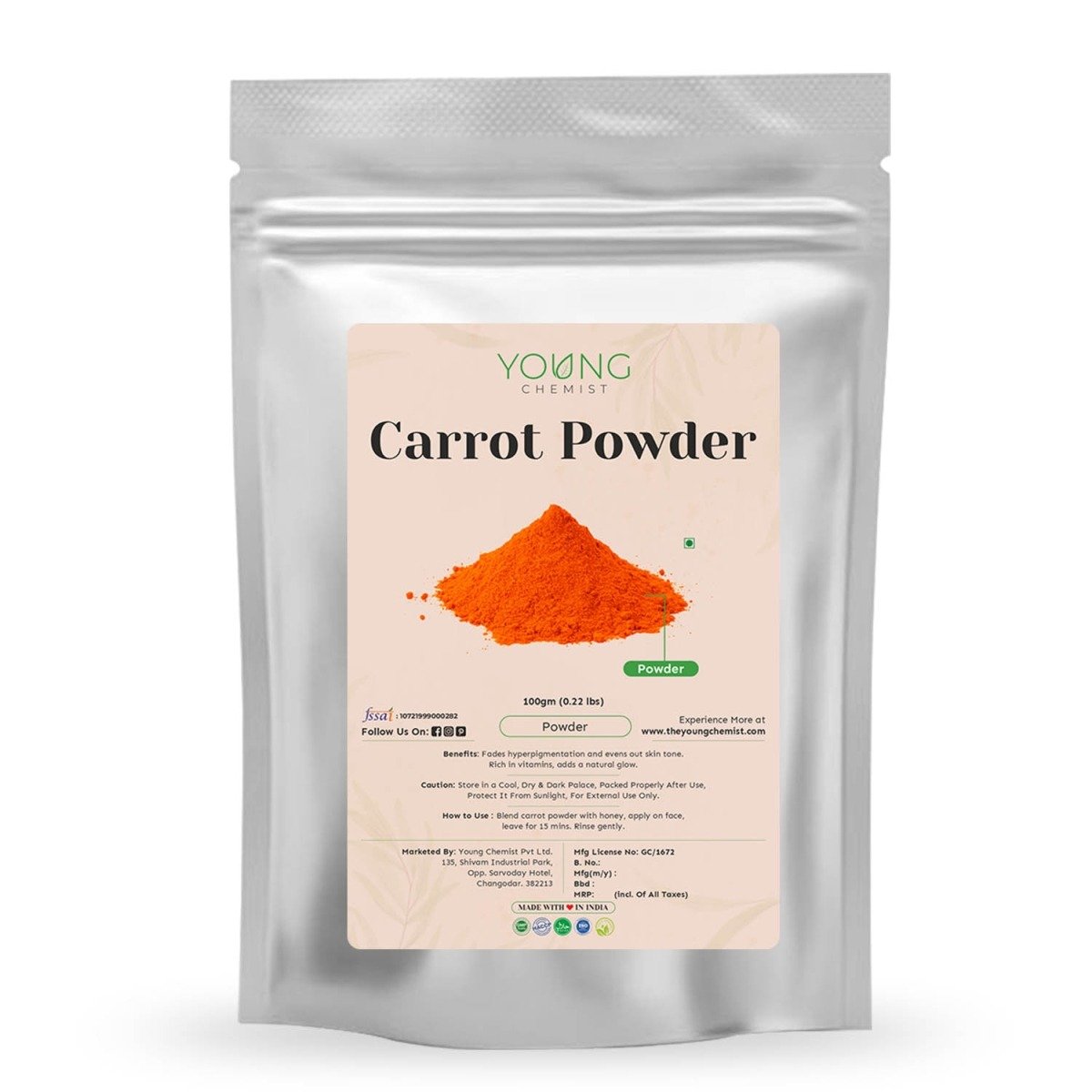 Carrot Powder 100g