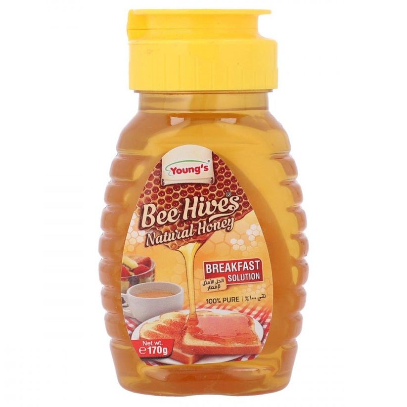 YOUNGS BEE HIVES HONEY BOTTLE 170 GM000000000