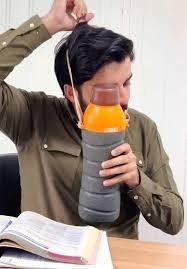 1.5-LITRE & 600ml INSULATED PLASTIC SULTAN TRAVEL Drinking WATER COOLER Bottle Wit Lid ( RANDOM COLORS WILL BE SENT )