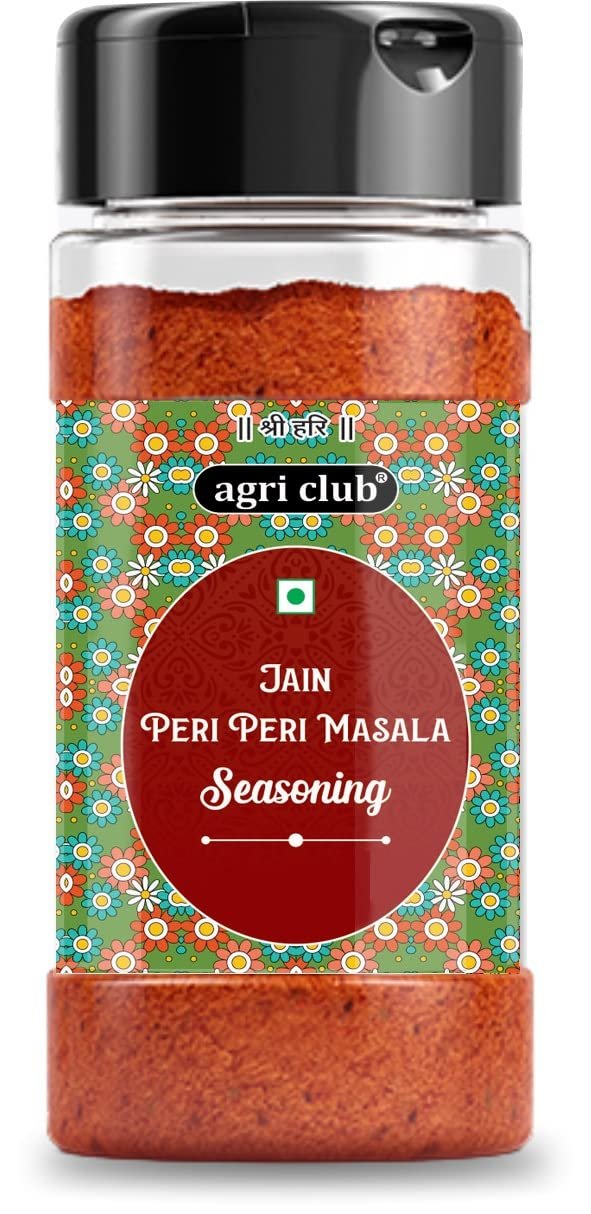 Agri Club Jain Peri Peri Masala Seasoning 200 gm, No Garlic No Onion
