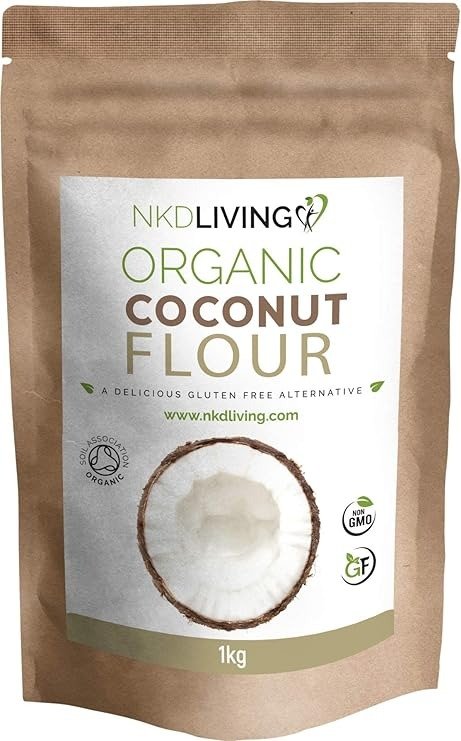Organic Coconut Flour (1kg) by NKD Living - Soil Association Organic Certified