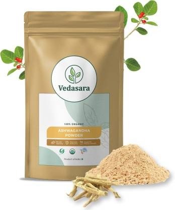 Vedasara Organic Ashwagandha Powder 100g (100 g)