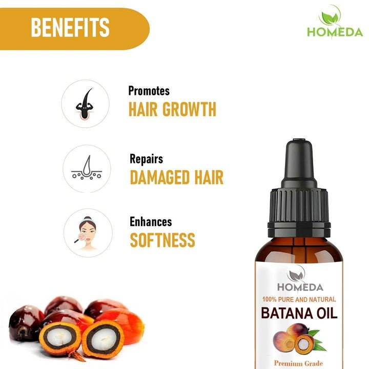 Homeda Batana Oil for Hair Growth Organic (30 ml) Pure Botana oil, Doctor Truth (Raw Btana Pure)