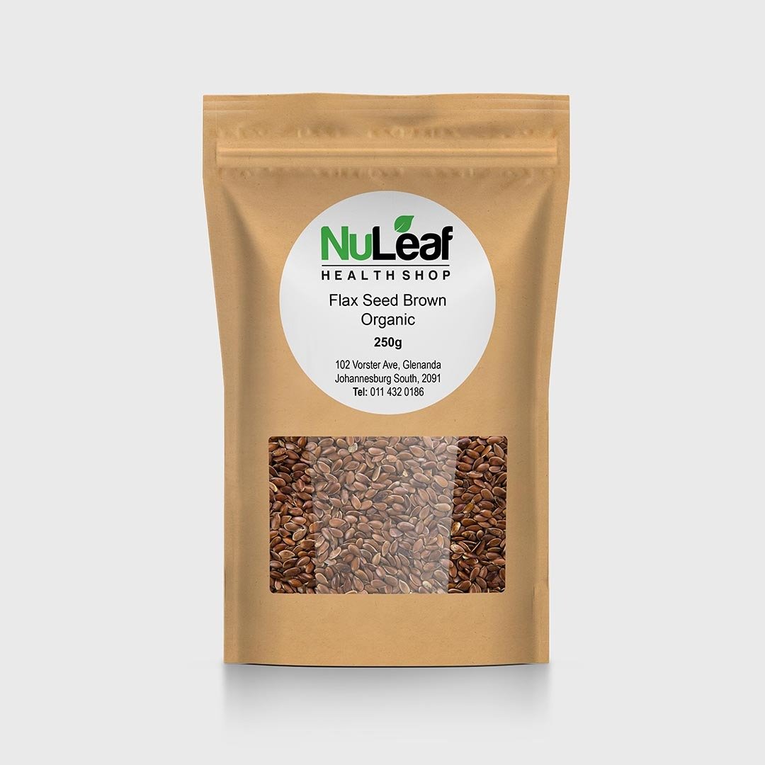 NuLeaf Health Shop Flax Seed Brown Organic 250g