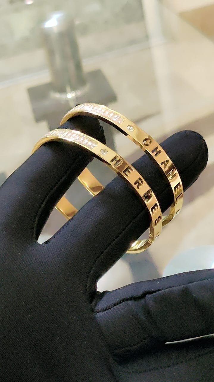 Bangles Stainless Steel 2 piece