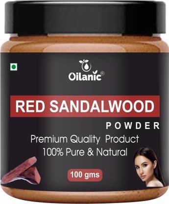 Oilanic 100% Pure & Natural Red Sandalwood Powder- For Skin & Hair Combo Pack of 2 Jar (200gm) (200 g)