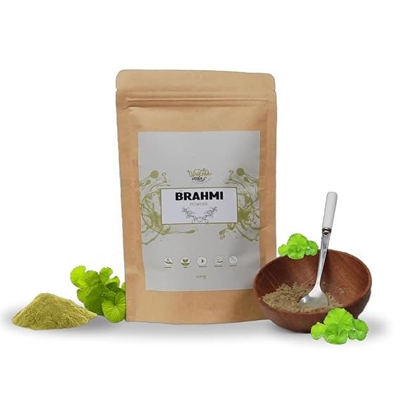 Brahmi Powder For Dry Scalp-Hair Fall-Dandruff-100% Organic Brahmi Leaves Powder