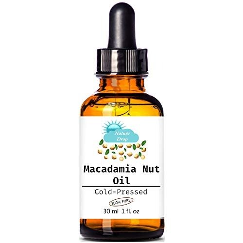 Nature Drop’s 100% Pure Cold Pressed Macadamia Nut Oil-1oz/30ml
