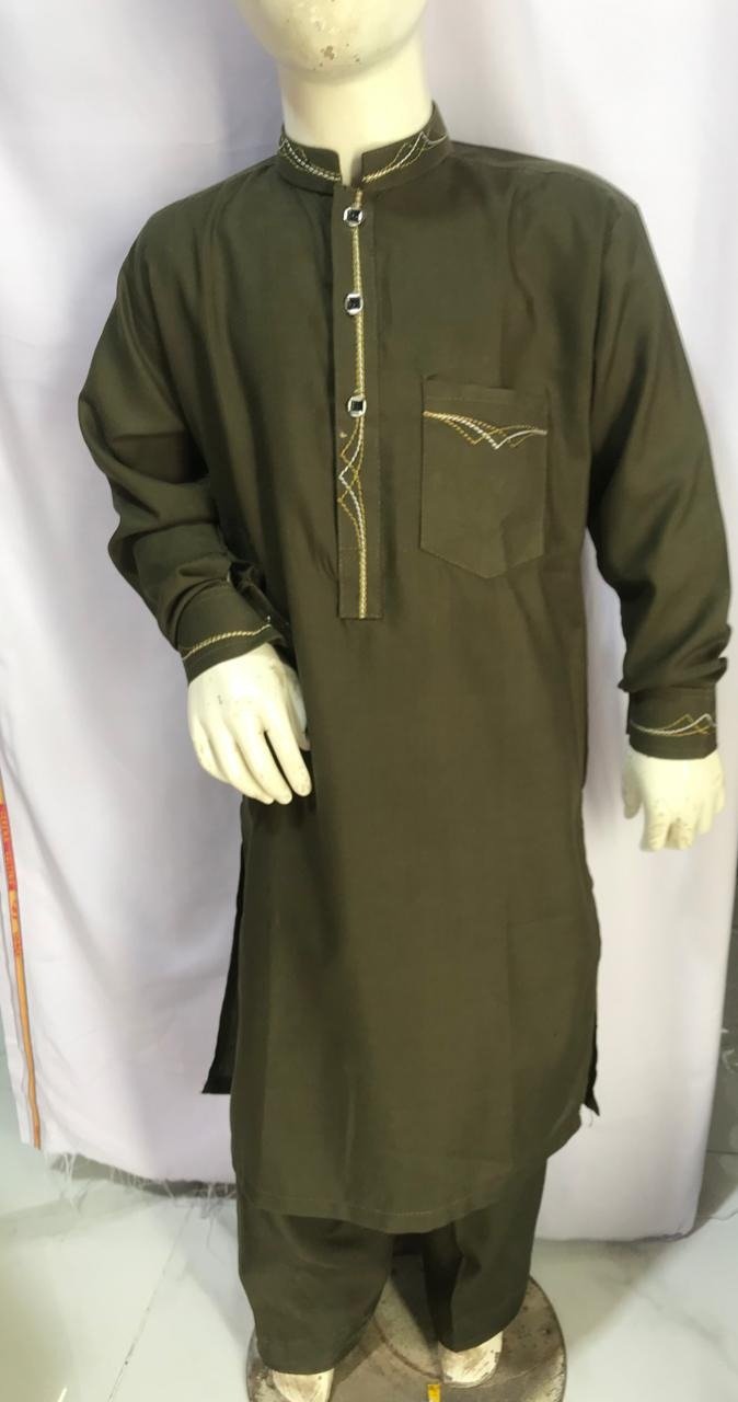 Boys Shalwar Kameez Suit Embroidery