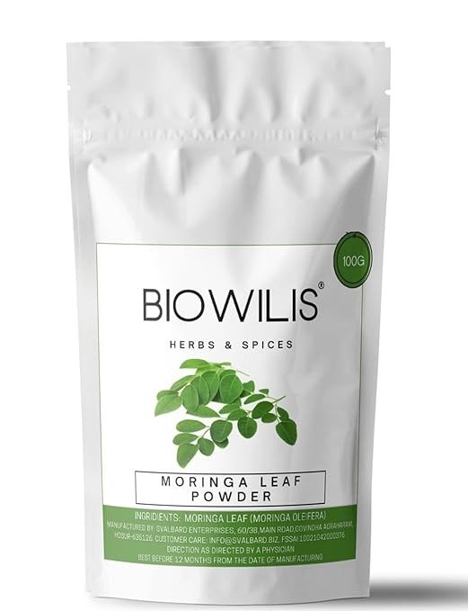 Biowilis-Moringa Leaf Powder(Moringa Oleifera,