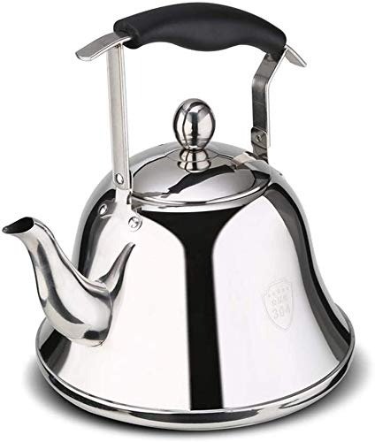 Teapot Stovetop Kettle Home Kitchen 304 Stainless Steel Induction Cooker Gas General Automatic Whistle Health (Size : 5L)