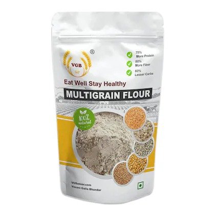 VGBNP 100% natural & Original Multigrain Mix flour ( Mix grain Atta) Multi millet Mix Powder - 500g