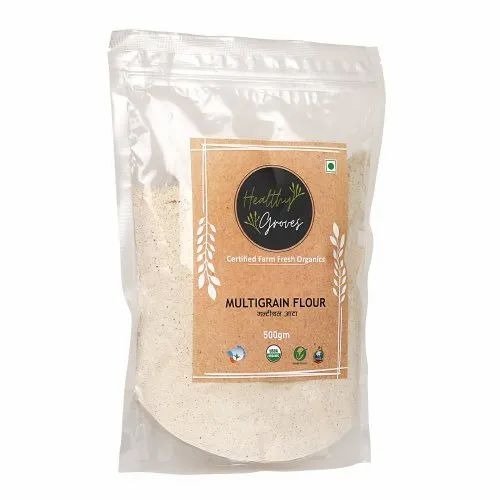 Healthy Groves Multigrain Wheat Flour, 500 Gm, Packaging Type: Packet