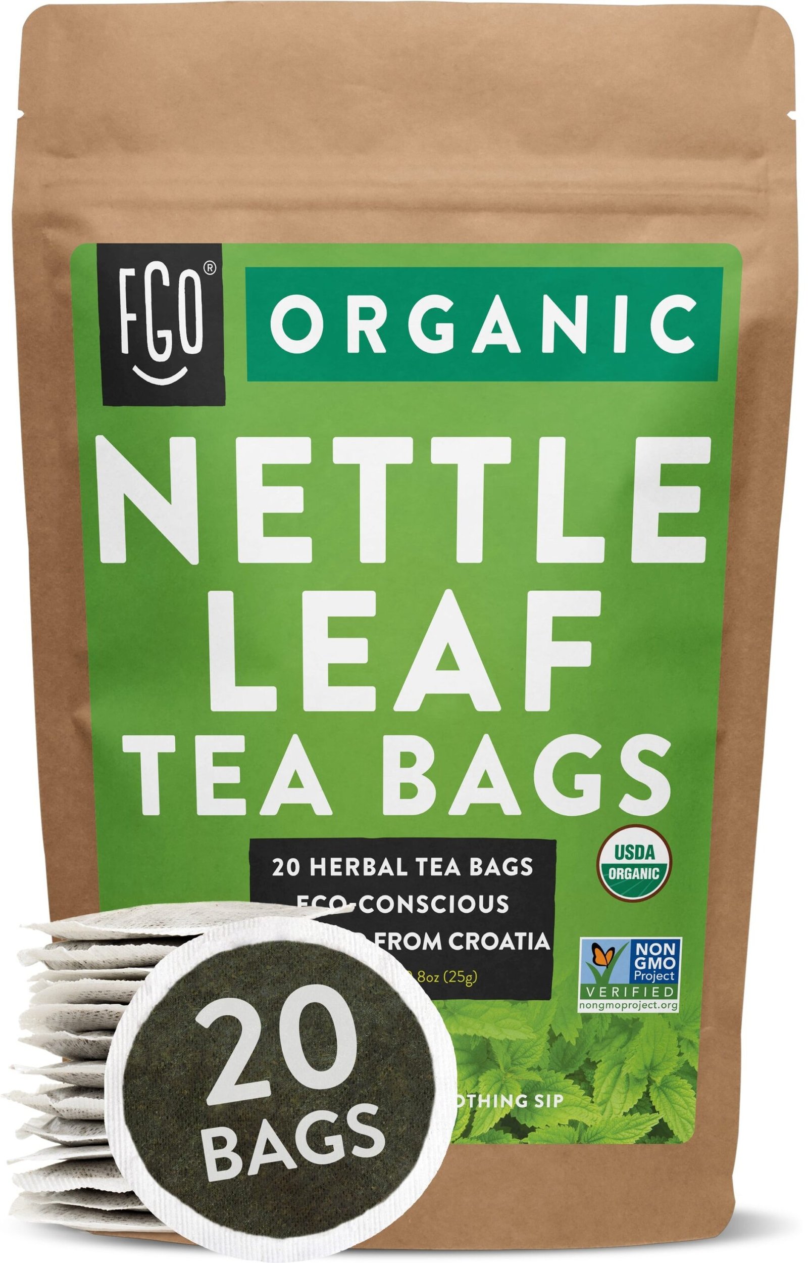 NETTLE LEAF TEA BAGS 20 TEA BAGS
