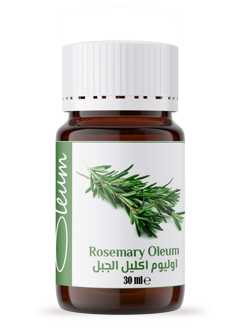 Oleum Rosemary Oil 30 ml- Stone-Milled Premium Quality Essential Oil for Aromatherapy, Hair, and Skincare