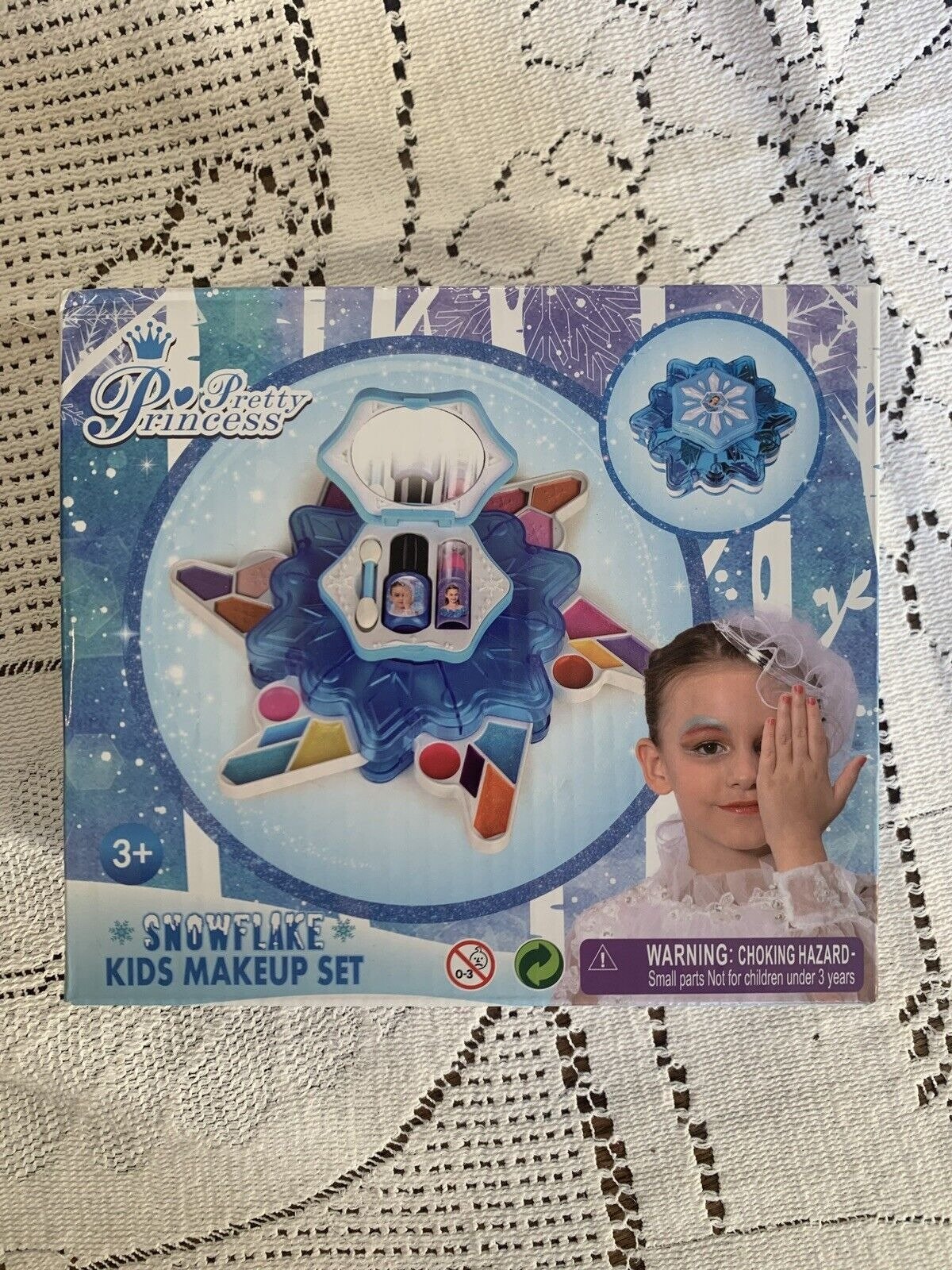 Pretty Princess Snowflake Kids Makeup Set - New In Box