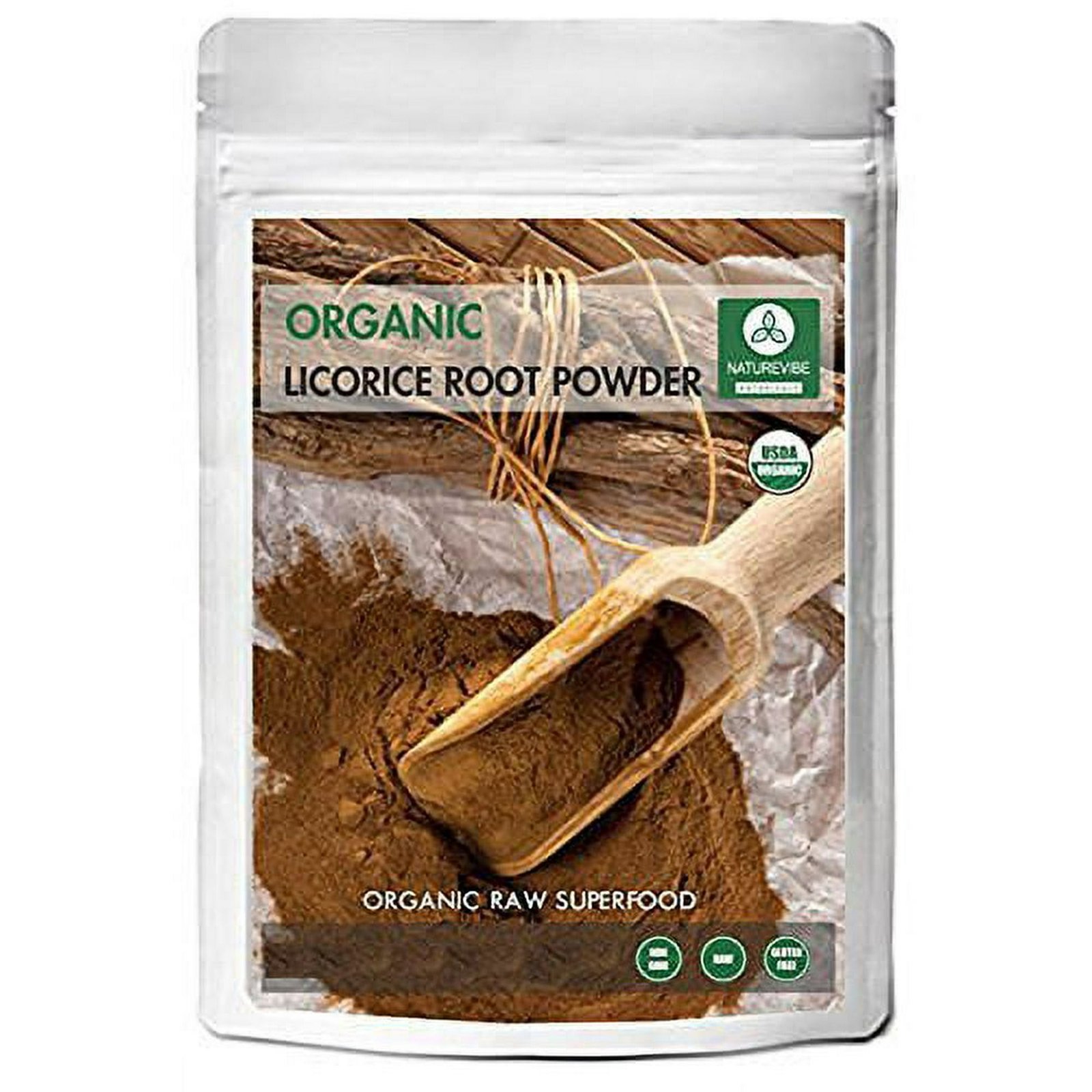 Organic Licorice Root Powder - Glycyrrhiza glabra 100gm