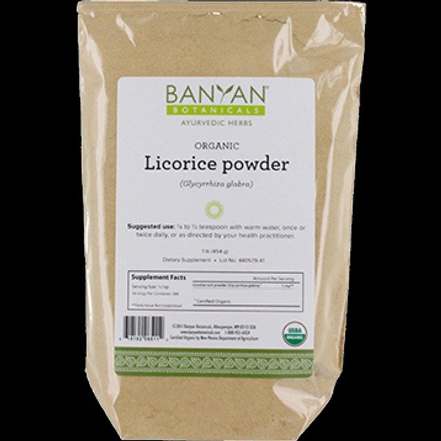 Banyan Botanicals Licorice root powder Organic 1 lb