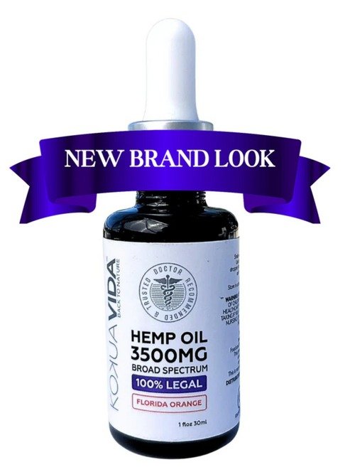 Broad Spectrum CBD Oil 3500mg Florida Orange 30ml