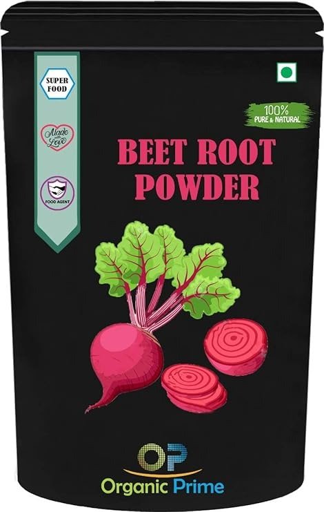 Organic Prime Beet Root Powder | Dietary Fiber | - 200 GM by Organic Prime