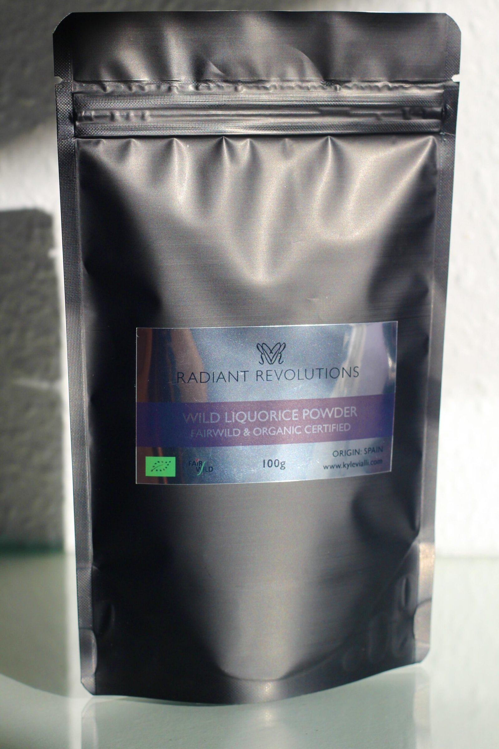 WILD, ORGANIC SPANISH LIQUORICE (LICORICE) POWDER - FAIRWILD CERTIFIED 100gm