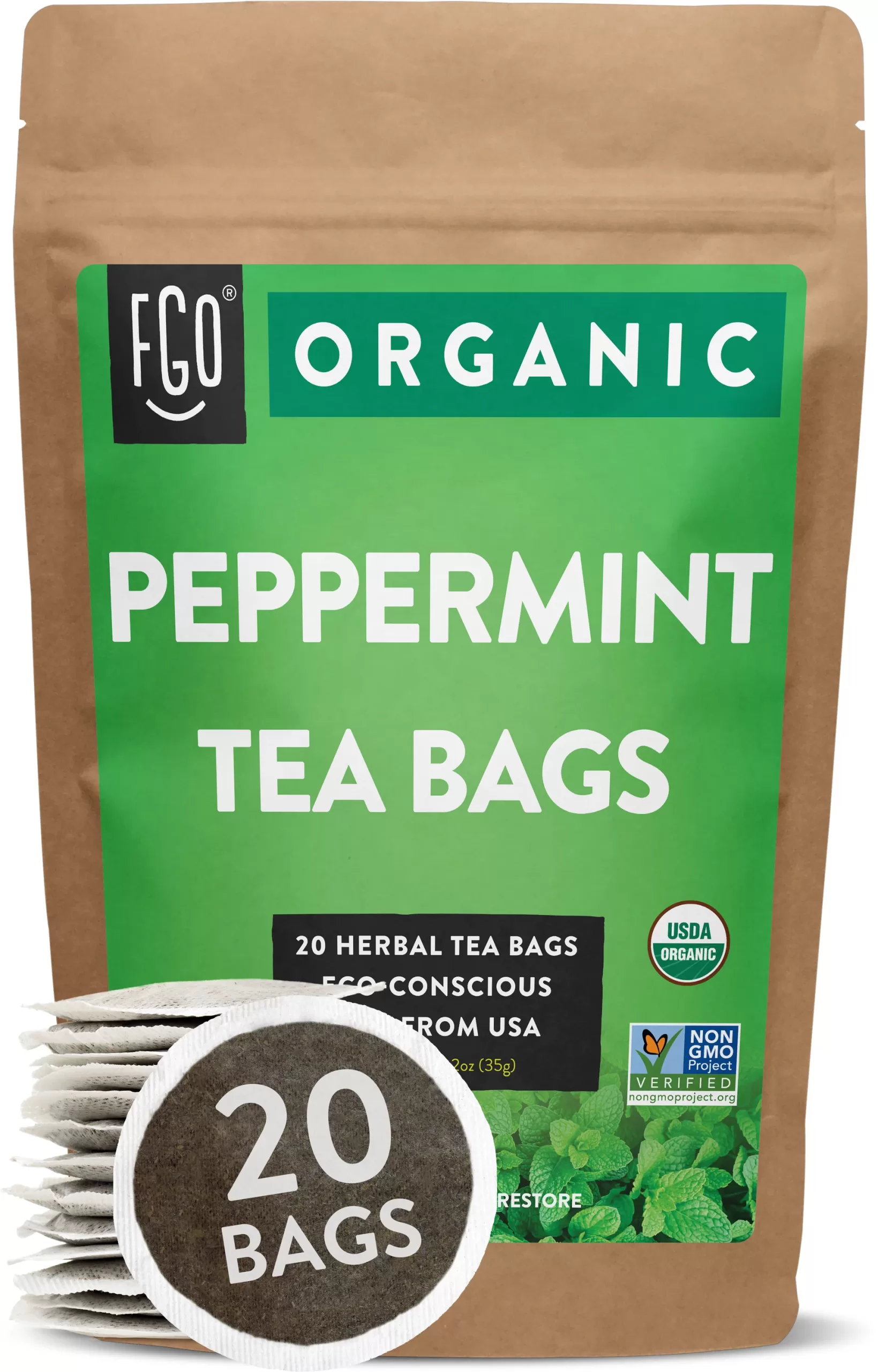 PEPPERMINT TEA BAGS