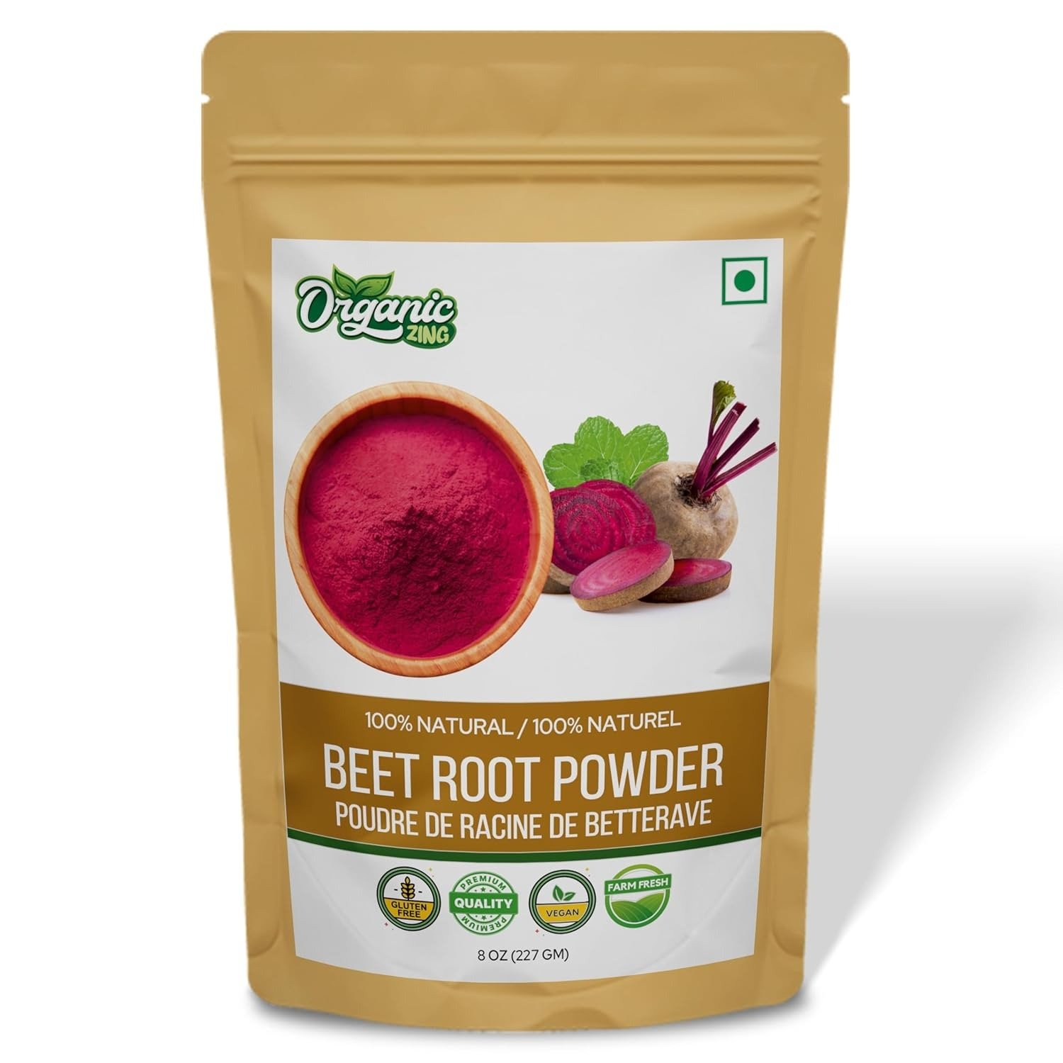 Beetroot Powder (Beetroot Powder Contains micronutrients and phytonutrients) - 227gm (Pack of 1)