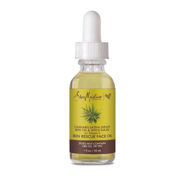 Cannabis Sativa (Hemp) Seed Oil & Witch Hazel Skin Rescue Face Oil 30ml