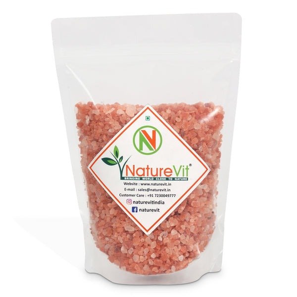 NatureVit Himalayan Pink Rock Salt Granules 400g