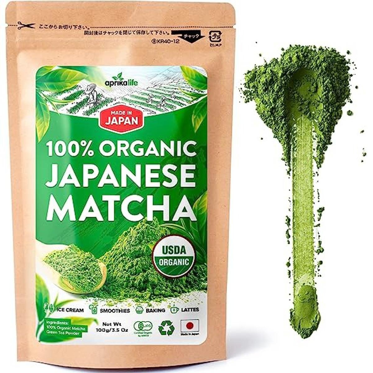 Japanese Matcha + Matcha Whisk Set Bundle - Organic Matcha Green Tea Powder