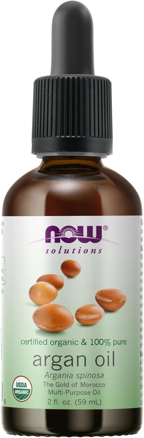 NOW Foods Solutions, Organic Argan Oil, Certified Organic and 100% Pure, "Gold of Morocco"