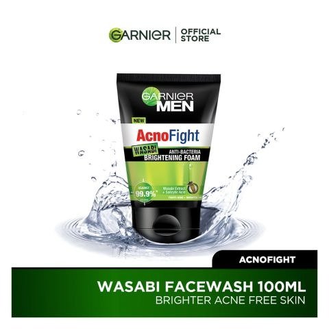 Garnier Men Acno-Fight Wasabi Facewash, 100ml