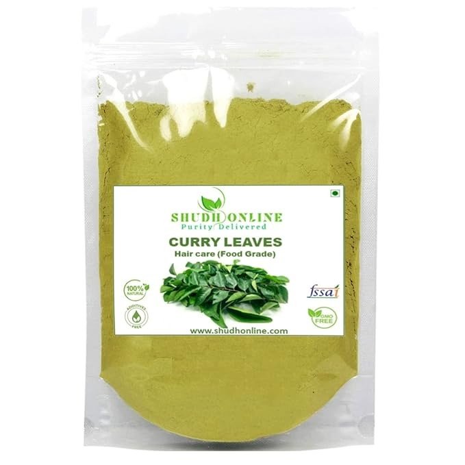 Shudh Online Organic Curry Leaves Powder for Hair Growth (200 Grams)