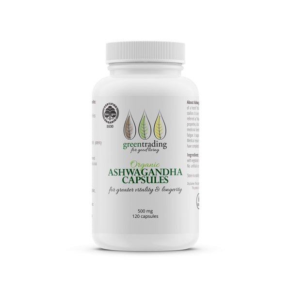 Organic Ashwagandha Capsules 500mg
