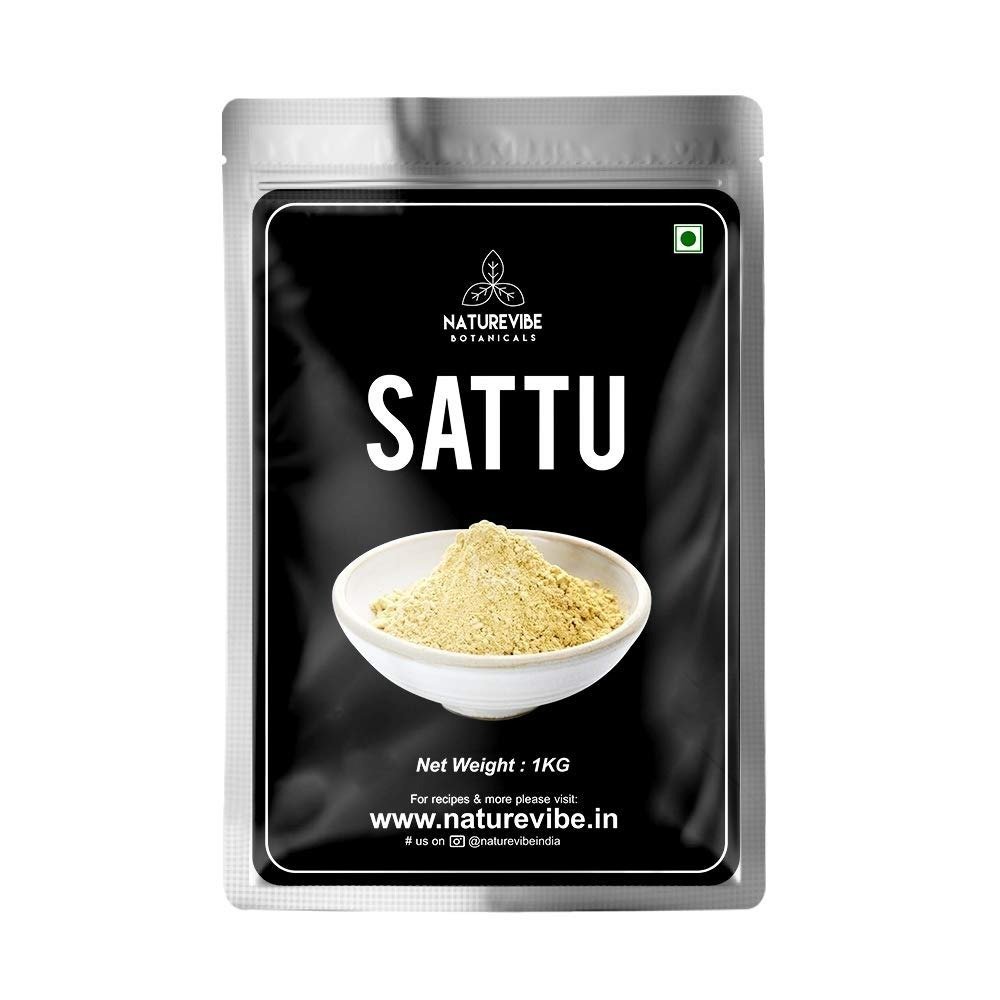 Naturevibe Botanicals Organic Sattu - 1Kg | Sattu Powder