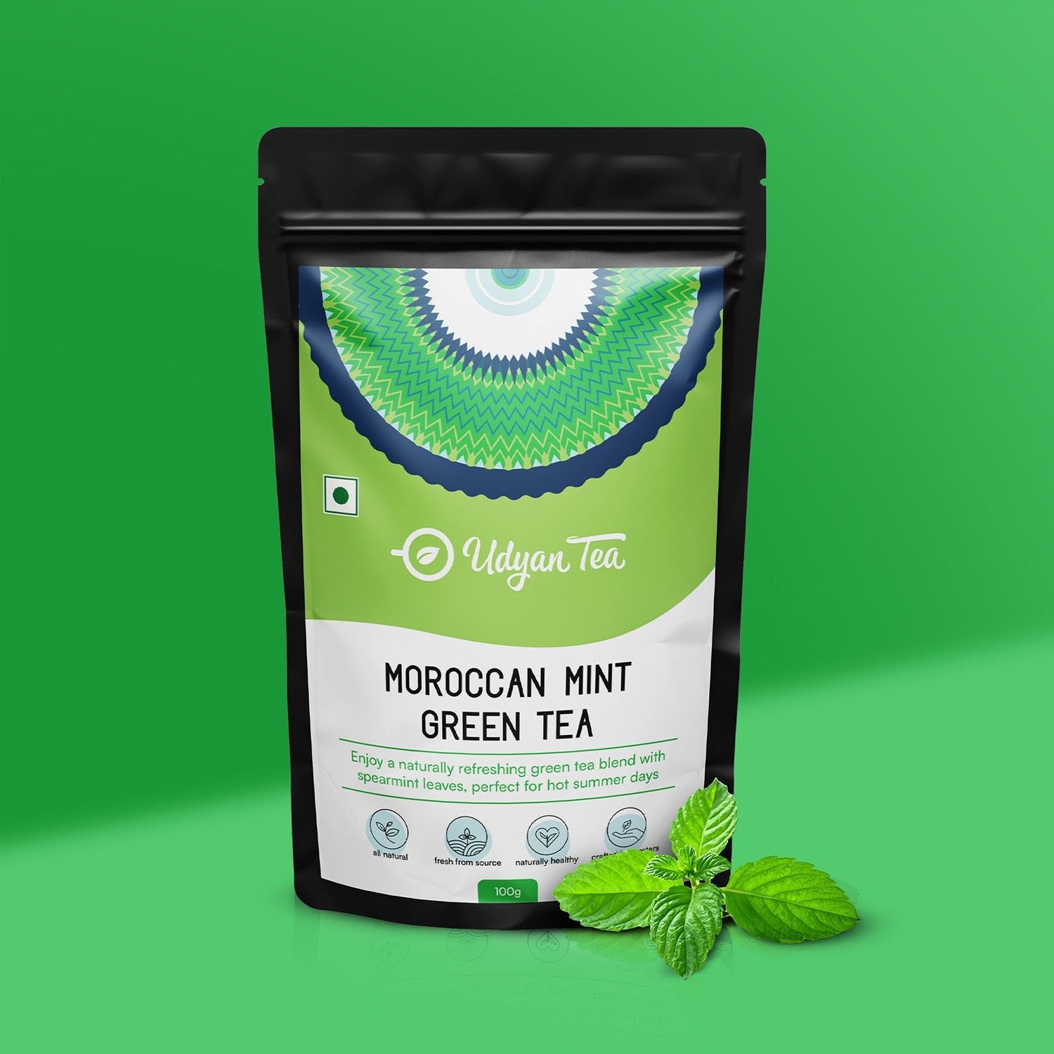 Moroccan Mint Green Tea 100gm