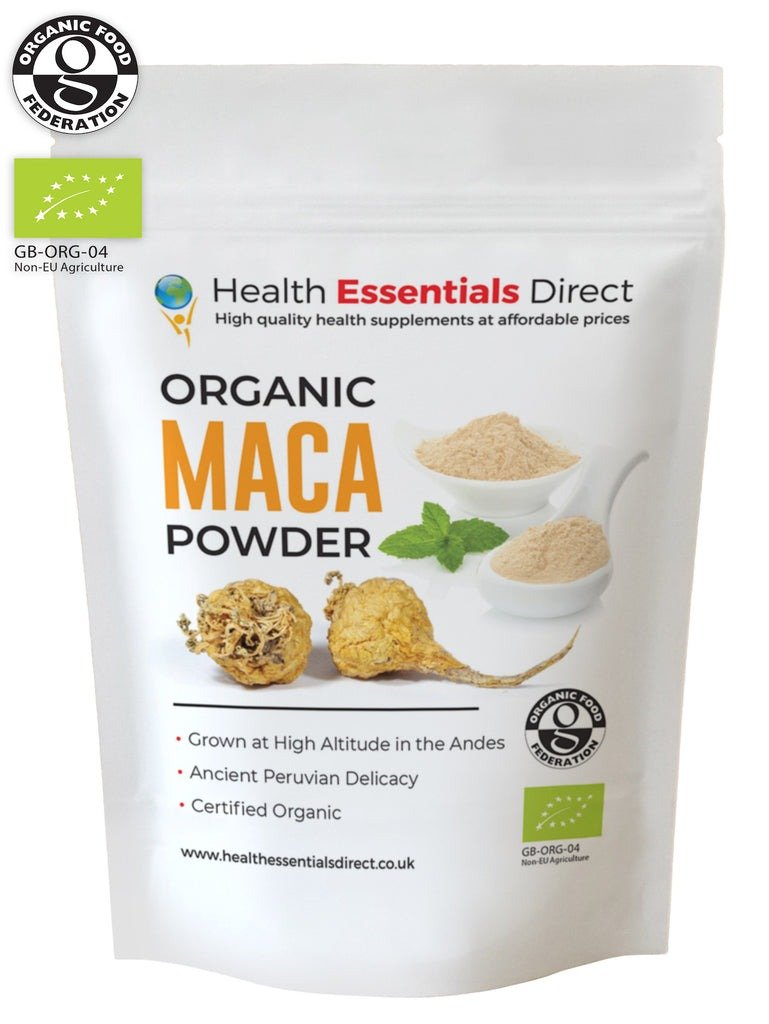 Organic Raw Maca Powder (Premium 4 Root, Peruvian Superood) 100gm
