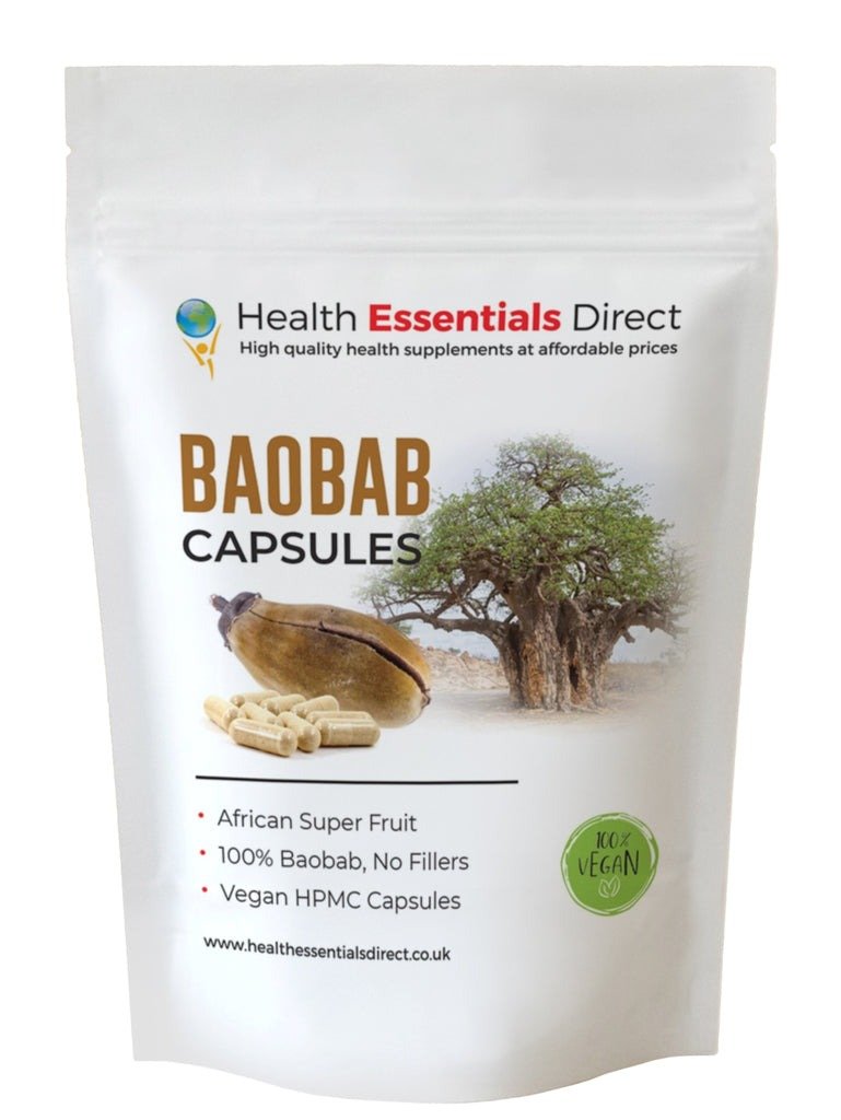 Pure Baobab 50 Capsules (Superior Grade, South African Super Fruit)