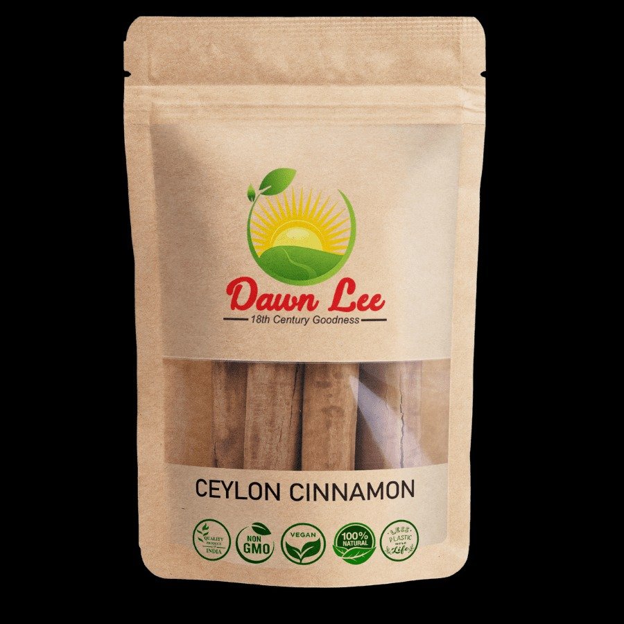 Dawn lee dalchini lanka shri lanka cinamon/natural cyclone cinnamomum sticks 200g (in 1 pack) brown