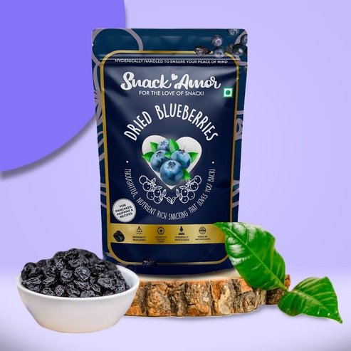 SnackAmor's Premium International Dried Blueberry - 100g